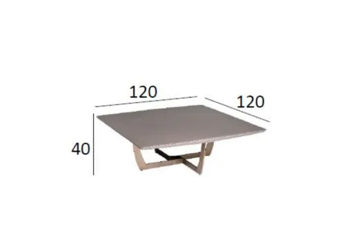 58DB-CT14803 Стол журнальный Космос (Space) 120*120*40см фото 6