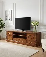 ТВ Тумба из массива TVSC210-M (орех, 210х50х60 см)