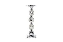 22-86642L Подсвечник никелированный d11*32см