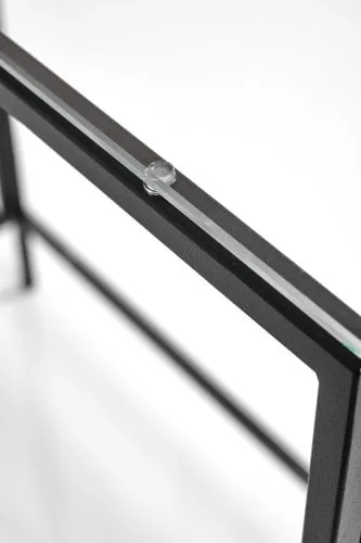 Консольный стол 1033-CB clear черный муар AllConsoles 80x35x80 фото 5
