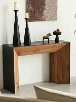 Консоль Wooden Vintage Loft в скандинавском стиле 80*40*120 см