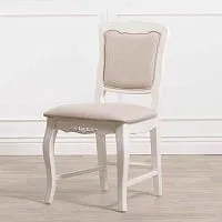 ST9307/1 Стул с мягким сиденьем Belveder Blanc bonbon 91*46*50 см, молочный с эффектом старения