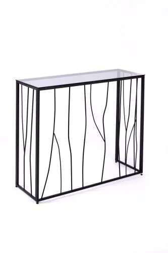 Консольный стол 1024-CB grey черный муар AllConsoles 80x25x80 фото 2