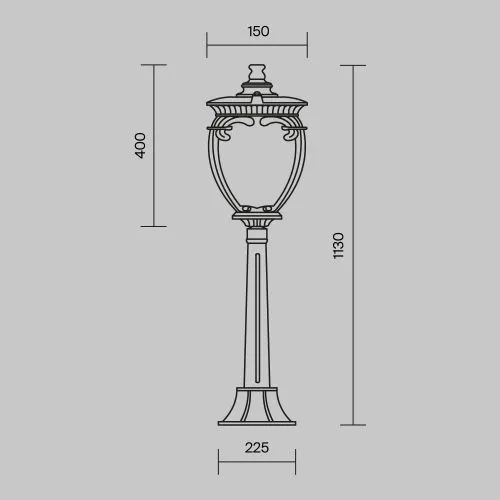 Ландшафтный светильник Outdoor O414FL-01BZ1 фото 8