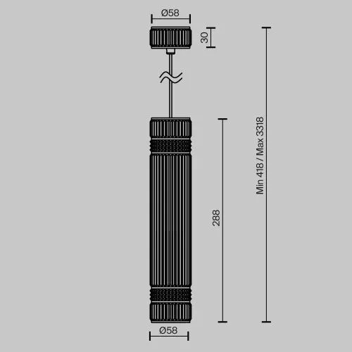 Подвесной светильник Maytoni MOD475PL-01BS фото 6