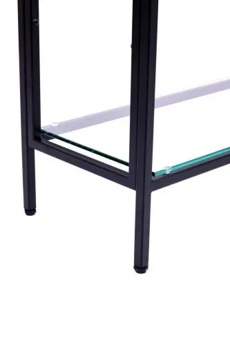 Консольный стол 1082-CB clear черный муар AllConsoles 100x25x80 фото 6