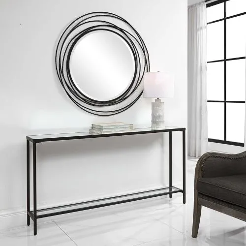 Консольный столик Hayley Black Uttermost 79*26*153 см фото 4