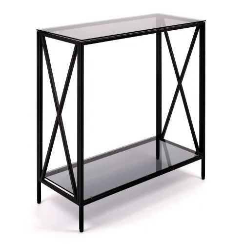 Консольный стол 1031-CB grey черный муар AllConsoles 100x35x80