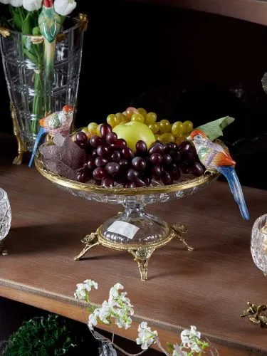 Чаша с птицами 38х31х24см фото 9
