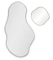 Lake Panno Silver Сет из 2-х зеркал 58*110 см, Ø41 см