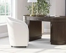 H687-01A Korestone кресло кабинетное, букле ASHLEY 622 × 584 × 800 mm