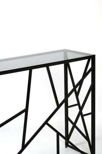 Консольный стол 1051-CB grey черный муар AllConsoles 100x35x80 фото 3