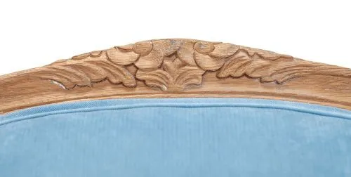 Кресло прованс Aldo Light Blue массив дуба, голубой фото 5