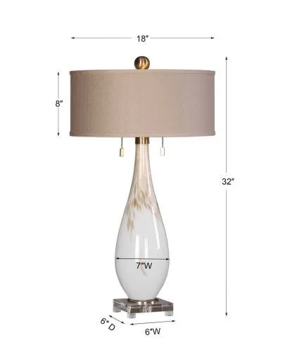 Настольная лампа Callais Uttermost фото 7