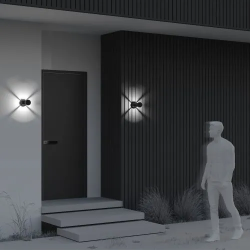 Уличный настенный светильник Outdoor O458WL-L9GF3K фото 5