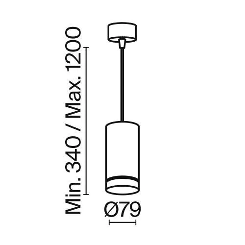 Подвесной светильник Maytoni P085PL-12W4K-B фото 2