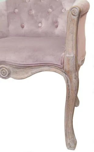 Кресло Kandy pink velvet розовый фото 4