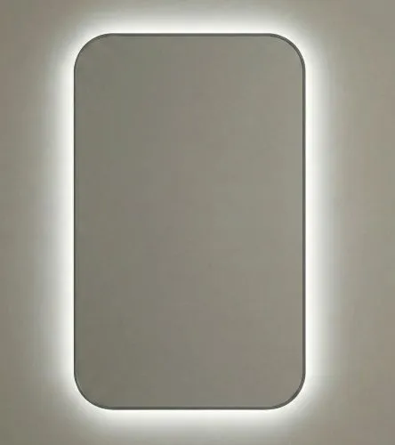 Smart M LED Silver Зеркало в раме с подсветкой