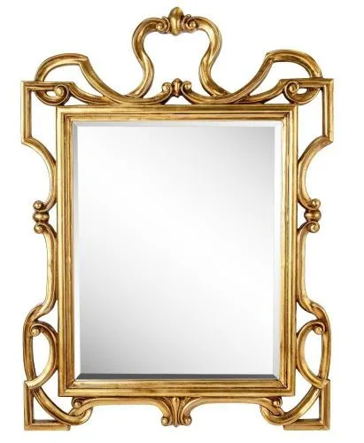 Зеркало настенное в раме King Gold (Кинг), 75*90 см