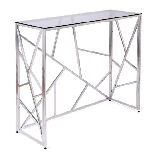 Консольный стол 1051-CS grey серебряный AllConsoles 100x35x80