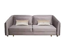 Диван Треви(Trevi) 230М(К) трехм раскл с кантом серый Colt032+Melody 232*103*88см