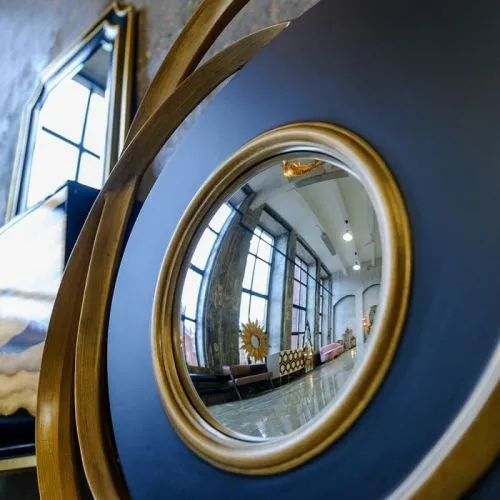 Декоративное настенное зеркало Пеллегрино / Ночь (fish-eye) фото 2