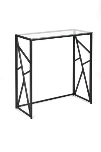 Консольный стол 1103-CB clear черный муар AllConsoles 80x35x80 фото 2