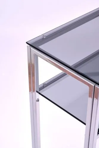 Консольный стол 1042-CS grey серебряный AllConsoles 100x25x80 фото 6