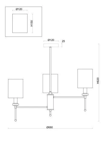 Люстра Freya FR5265PL-06BS