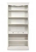 Стеллаж прованс Belveder ST9329 молочный со старением 220*40*104 см
