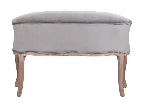 Диванчик Kandy double grey velvet, серый 71*62*104 см фото 4