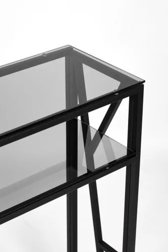 Консольный стол 1094-CB grey черный муар AllConsoles 80x25x80 фото 5