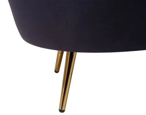 Кресло ракушка Pearl black черный 75*75*85 см фото 5