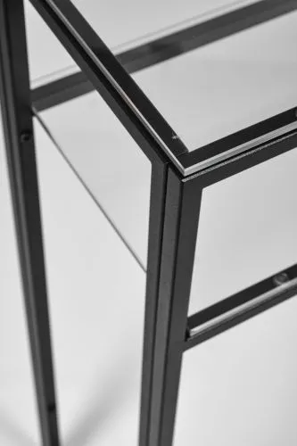 Консольный стол 1044-CB clear черный муар AllConsoles 80x25x80 фото 4