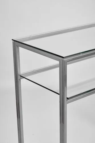 Консольный стол 1044-CS clear серебряный AllConsoles 80x25x80 фото 2