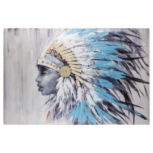 Фактурная картина Индианка 80*3*120 см