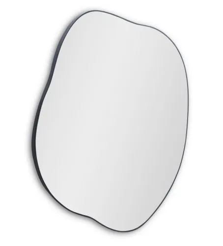Organic L Black Зеркало в тонкой раме Smal фото 2