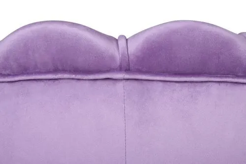 Кресло ракушка фиолетовое Pearl purple 75*75*85 см фото 5