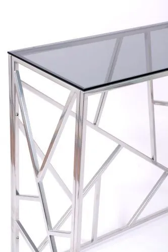 Консольный стол 1051-CS grey серебряный AllConsoles 100x35x80 фото 7