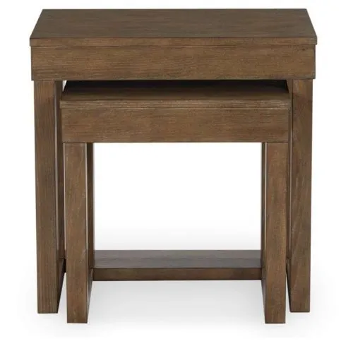 T471-16 Cariton Nesting столики журнальные 2 штуки, Ashley Furniture 61*38*61 см фото 4