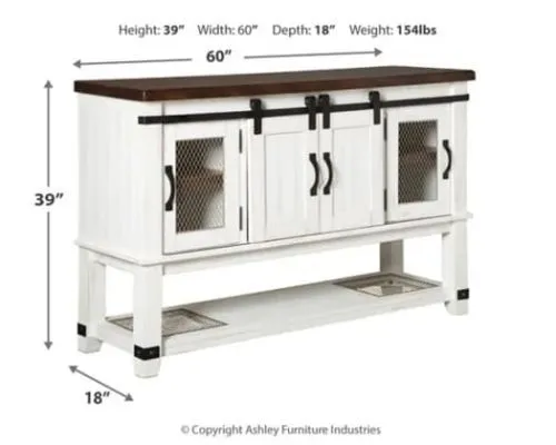Буфет Valebeck D546-60 Ashley Furniture 99*45*152 см фото 4