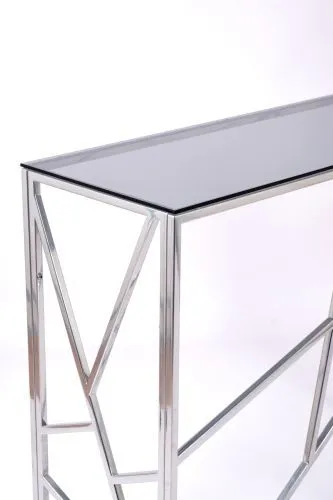 Консольный стол 1051-CS grey серебряный AllConsoles 100x35x80 фото 5