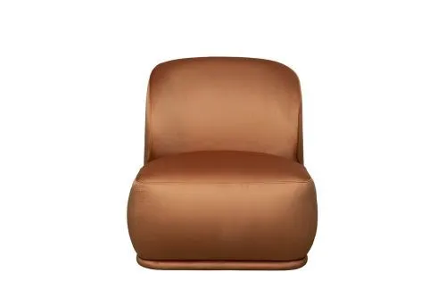Кресло Капри Базовая(Capri Basic), велюр терракотовый Colt006-TER 80*90*82см