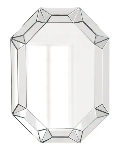 Зеркало настенное в раме Джанет silver, серебро 81*4*55 см фото 2
