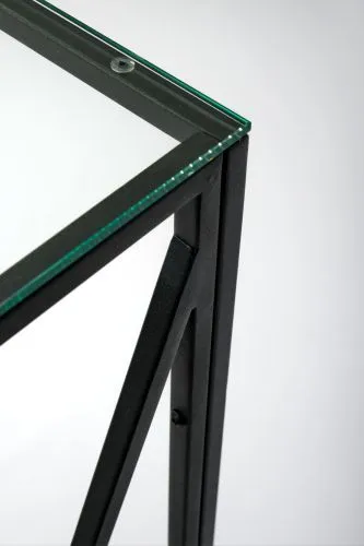 Консольный стол 1051-CB clear черный муар AllConsoles 100x35x80 фото 6