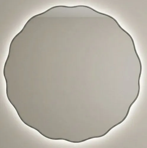 Fancy M LED Silver Зеркало в раме с подсветкой