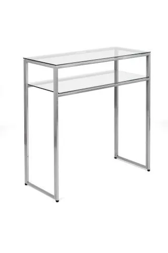 Консольный стол 1043-CS clear серебряный AllConsoles 80x35x80 фото 2