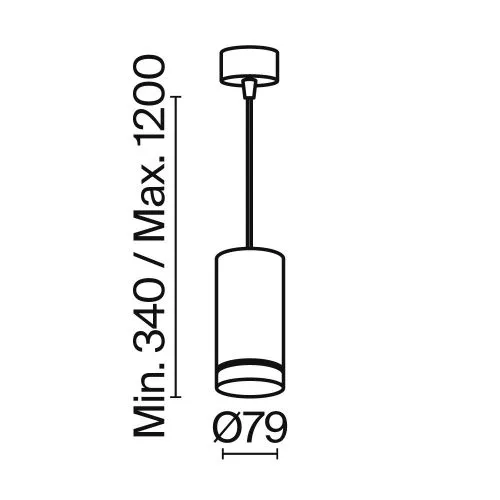 Подвесной светильник Maytoni P085PL-12W3K-B фото 2