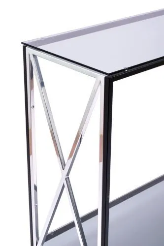 Консольный стол 1033-CB_S grey черный муар, серебряный AllConsoles 80x35x80 фото 8