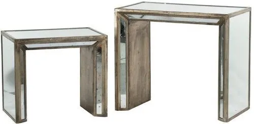 Столики интерьерные, набор 2 предмета 69х41х61см; 53x37x48см